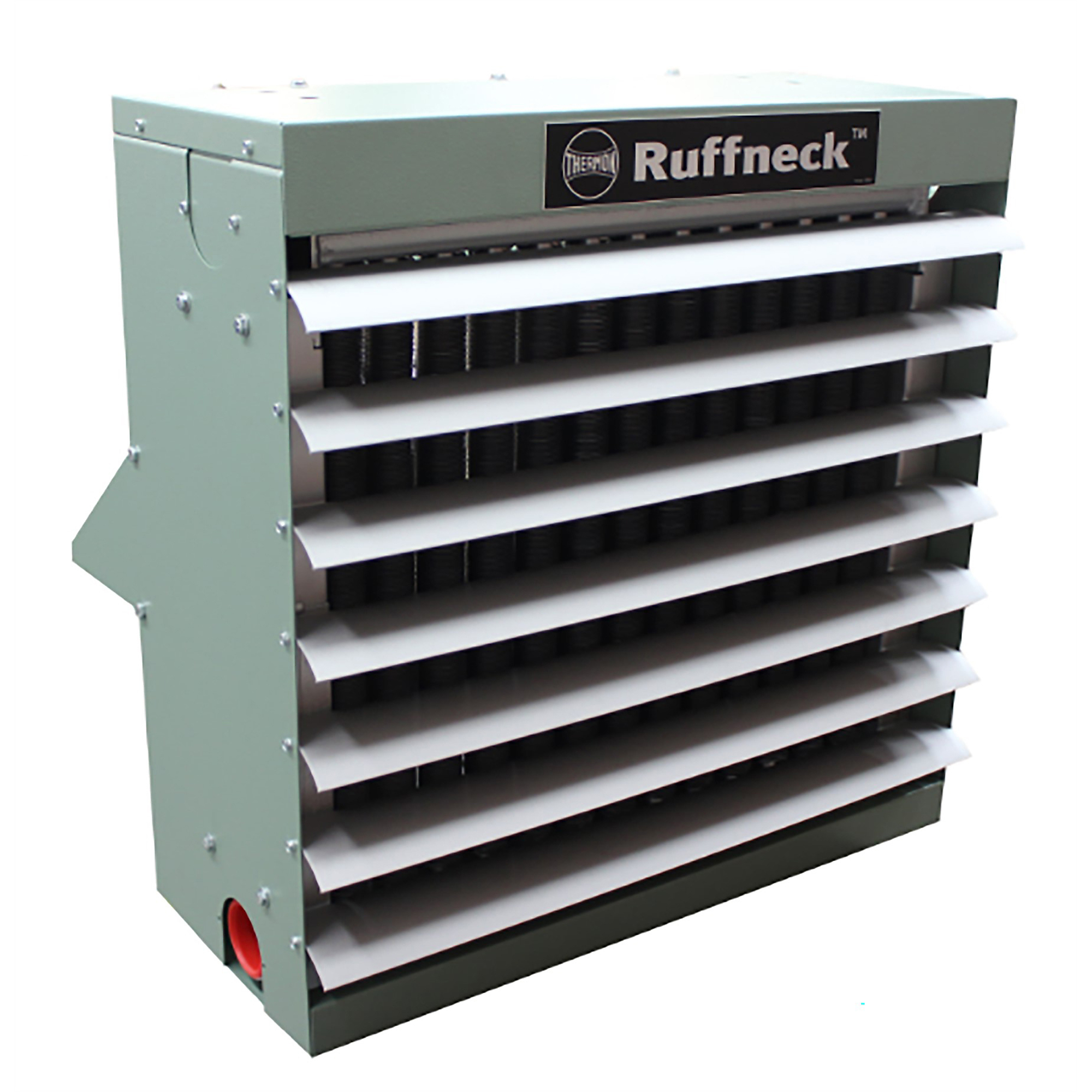 Ruffneck™ FR Series Epoxy Powder-Coated Carbon Steel Heat Exchanger Unit Heater for Non-Hazardous Locations, 24" Fan, 208V, 3Ø, Temp Code T3B